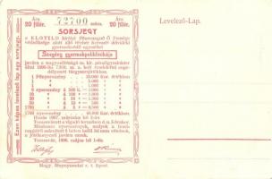 Tátra, Tarpatakfüred, Wildbad Kohlbach; Tarpatakfüred a Lomnici csúccsal, nyaralók, hátoldalon sorsj...