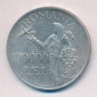 Románia 1946. 100.000L Ag "I. Mihály" T:2
Romania 1946. 100.000 Lei Ag "Mihai I"...