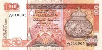 Sri Lanka 1991-1994. 10R, 20R, 50R, 100R, 500R, 1000R T:I
