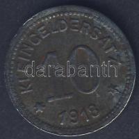 Német Birodalom/Császárság/Kreis Querfurt 1918. 10Pf fém szükségpénz T:3
