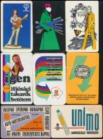 1968-1978 Reklámos kártyanaptárak, 16 db