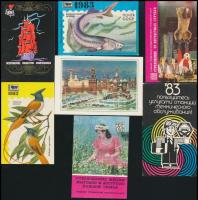 1980-1983 Szovjet kártyanaptárak, 18 db