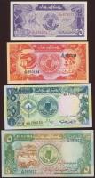 Szudán 1987-1990. 25P, 50P, 1Pound, 5Pound, 10Pound, 20Pound, 50Pound, 100Pound teljes sor T:I