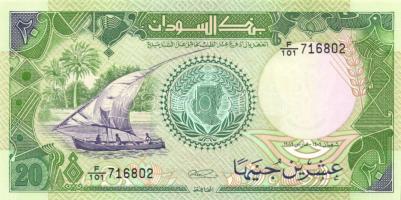 Szudán 1989. 20Pound T:I