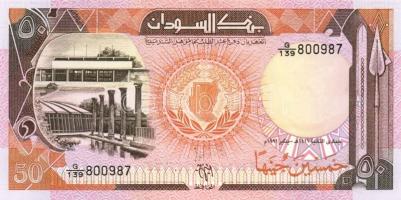 Szudán 1991. 5Pound, 10Pound, 20Pound, 50Pound T:I