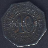 Német Birodalom/Weimari Köztársaság/Schwarzburg Sondershausen dátum nélkül 10Pf fém szükségpénz T:3