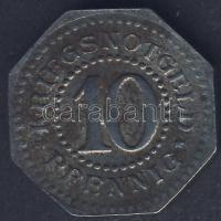 Német Birodalom/Weimari Köztársaság/Schwarzburg Sondershausen dátum nélkül 10Pf fém szükségpénz T:3