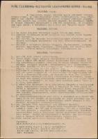 cca 1940 Deák Clearing Biztosítás légi háború kárra, tájékoztató papír