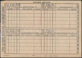 cca 1940 Deák Clearing Biztosítás légi háború kárra, tájékoztató papír
