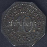 Német Birodalom/Weimari Köztársaság/Schwarzburg Sondershausen dátum nélkül 10Pf fém szükségpénz T:3