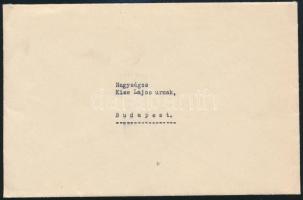 1935 Bp., A Műegyetemi Evezős-Club jelmezestélyének sajtóreferensi tisztségére szóló felkérés, főtit...