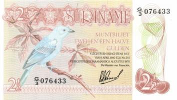 Surinam 1978. 2 1/2G 1963. 5G + 1963.10G T:I
