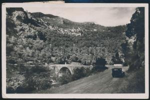 1936 Lyka Antal (1908-1976) FTC labdarúgó saját kézzel írt lapja Franciaországból / Hungarian footba...