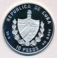 Kuba 1996. 10P Ag "Citruspillangó" hátoldal multicolor festett T:PP fo.
Cuba 1996. 10 Pes...