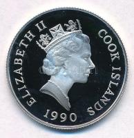 Cook-szigetek 1990. 10$ Ag "Afrikai elefánt" T:PP
Cook Islands 1990. 10 Dollars "Afr...