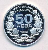Bulgária 1992. 50L Ag "Olimpia" T:PP fo.
Bulgaria 1992. 50 Leva Ag "Olympics" C...