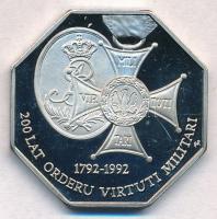 Lengyelország 1992. 50.000Zl Cu-Ni Virtuti Militari Rend 200. évfordulója T:PP Poland 1992. 50.000 Zlotych Cu-Ni 200th Anniversary of Order Virtuti Militari C:PP