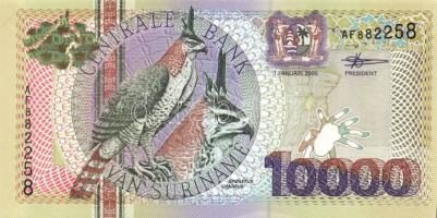 Surinam 2000. 10000G T:I