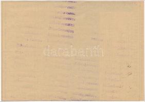 ~1940. "Pestvármegyei kenyérpótjegy nehéz testi munkások részére" T:I-