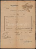 1943-1944 Versenylovakkal, ügetőversenyzéssel kapcsolatos iratok, származási bizonyítványok, marhale...