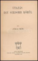 Jókai Mór: Utazás egy sírdomb körül. Bp.,1909, Révai., 169-293+2 p. Korabeli festett szecessziós egé...