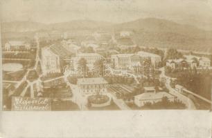 Szliács, Sliac; látkép, fürdő épületek / general view, spa buildings. photo (EK)