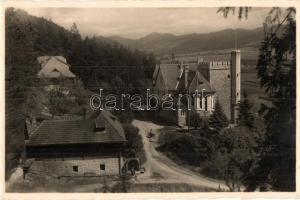 Liptóújvár, Liptovsky Hrádok; Ozdravovna YWCA. Fotoam. Migra / Szanatórium, kastély / sanatorium, castle