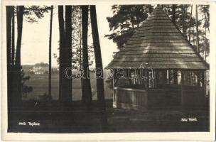 Stubnyafürdő, Túróchévíz, Stubnianske Teplice, Turcianske Teplice; Forrás pavilon / thermal spring pavilion. Foto Ruml