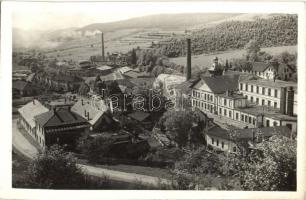 Nagyszabos, Veľká Slaboska, Slavosovce; Tovarna na papier / Papírgyár / paper mill, factory. Foto Norb. Pokorny