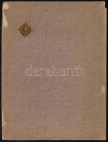 cca 1900 Azonosítatlan férfi díszmagyarban, nagyméretű fotó Naschitz László lugosi műterméből, jelze...