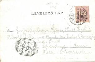 1897 (Vorläufer!) Kassa, Kosice; Fő utca, Adrianyi Marko üzlete, lóvasút. C. J. 231. / main street, ...