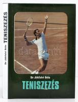 Dr. Jákfalvi Béla: Teniszezés. Bp.,1985, Sport. Kiadói egészvászon-kötés, kiadói papír védőborítóban.