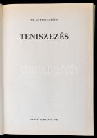 Dr. Jákfalvi Béla: Teniszezés. Bp.,1985, Sport. Kiadói egészvászon-kötés, kiadói papír védőborítóban