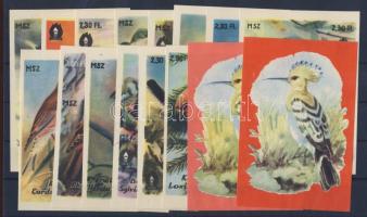 1960 "MADARAK" 16db nagyalakú gyufacímke