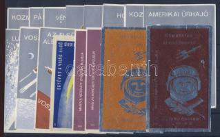 1961 Űrkutatás Gagarin 16db nagyalakú gyufacímke