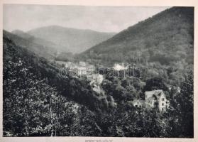 cca 1900 Trencsénteplic (Trenčianske Teplice), nagyméretű leporelló album 24 képpel, Bp., Légrády Te...