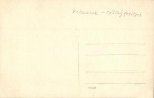 Késmárk, Kezmarok; Szepes fesztivál, katonai felvonulás / Spissky Festival, military procession. pho...