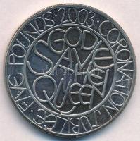 Nagy-Britannia 2003. 5Ł Cu-Ni "II. Erzsébet koronázásának 50. évfordulója" T:2 ph.
Great ...