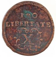 1706. X Poltura Cu "II. Rákóczi Ferenc" (8,4g) T:2,2- patina
Huszár: 1535., Unger II.: 11...