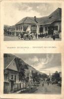 Szalóc, Slavec; utcakép, automobil, Ambrus Béla üzlete és saját kiadása / street view, automobile, publishers shop (EK)