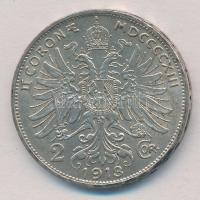 Ausztria 1913. 2K Ag "Ferenc József" T:2 patina
Austria 1913. 2 Corona Ag "Franz Jos...