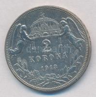 1913KB 2K Ag "Ferenc József" T:2 patina Adamo K6