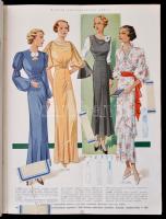 1935 Magyar Úriasszonyok Lapja, XII. évf. 19-36. sz. Szerk.: Kertész Béla. Kopottas félvászon-kötésb...