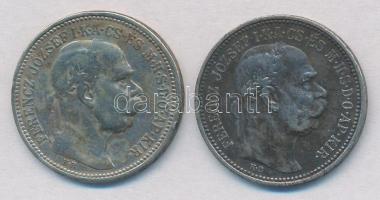 1915KB 1K Ag "Ferenc József" (2x) T:3 patina
Adamo K5.1