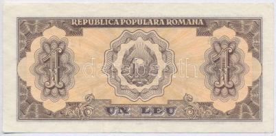 Románia 1952. 1L T:III
Romania 1952. 1 Leu C:F