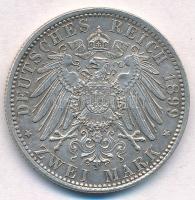 Német Birodalom / Bajorország 1889D 2M Ag "Ottó" T:2 
German Empire 1876A 2 Mark Ag "...