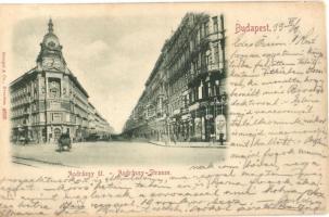 1899 Budapest VI. Andrássy út, üzletek (EK)