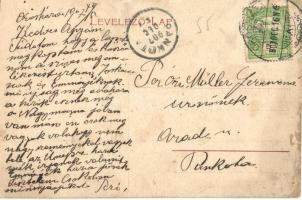 Orosháza, Evangélikus templom, Temetkezési Vállalat üzlete, koszorú raktár. W. L. 1612. (fl)