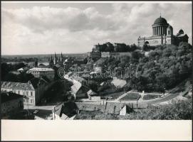 ccav 1970 Esztergom, 2 db jelzetlen fotó, 16×22 cm