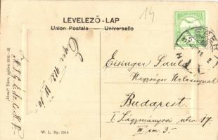 Eger, Dobó István szobor. W. L. Bp. 5514. Ideal (EK)